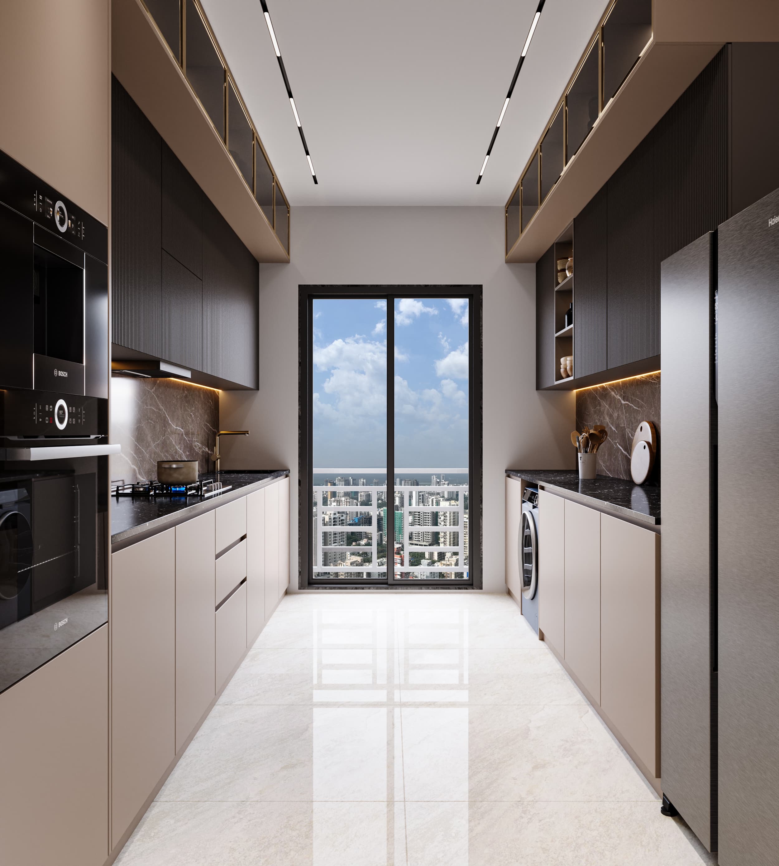 Kitchen at HUM Sapphire